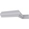 Ekena Millwork 1 1/2"H x 1 1/2"P x 2 1/8"F x 94 1/2"L Bradford Smooth Corner Moulding MLD01X01X02BR - alternate 5